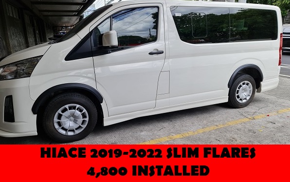 SLIM FLARES HIACE 2019-2022 